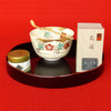 Matcha, Green Tea, ceremonial party set with Sandou Bon, a tray used for tea ceremony