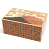 [Mt. Fuji and Camellia] Secret box, Karakuri box, 10 time trick