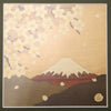 [Sakura,cherry blossom and Mt.Fuji] Mokuzougan, wood inlay craft, by Master Craftsman,Yoshihiro