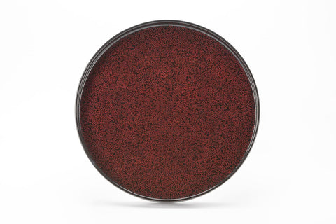 Round tray, 8 inch (24 cm, 9.4 inch), Nanako-coating, black